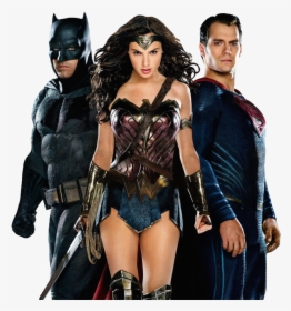 Batman Vs Superman Png Picture - Batman Superman Wonder Woman Png, Transparent Png, Free Download