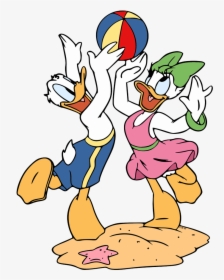 Daisy Duck At The Beach, HD Png Download, Free Download