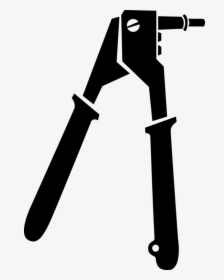 Vector Illustration Of Riveter Rivet Gun Tool - Riveter Vector, HD Png Download, Free Download