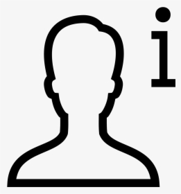 The About Us Icon Is An Outline Of A Man"s Head, - Username Icon In Android, HD Png Download, Free Download