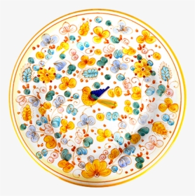 Dinner Plate Arabesco Giallo - Circle, HD Png Download, Free Download