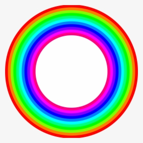 Color Rainbow Cliparts - Circle, HD Png Download, Free Download