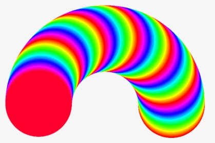 Rainbow Clipart Animation - Rainbow Clipart Gif, HD Png Download, Free Download
