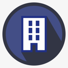 Office Building Icon - Circle Building Icon, HD Png Download, Free Download