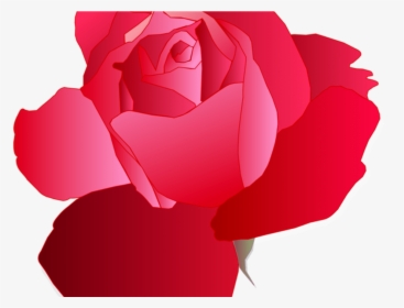 Blue Rose Drawing Flower Free Commercial Clipart Garden - Blue Flower Png Gif, Transparent Png, Free Download