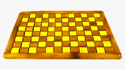 Chess Board Patterned Foot Mat In Yellow And Brown - Foot Mat Png, Transparent Png, Free Download