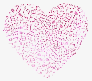 #heart #corazon #music #musica #musical #note #nota - Music Note Heart Svg, HD Png Download, Free Download