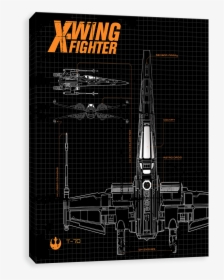 X-wing On Grid - Assault Rifle, HD Png Download, Free Download