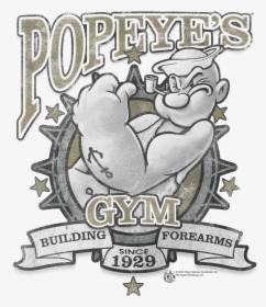 Popeye Forearms Mens Slim Fit Shirt Sons Of Gotham - Cartoon, HD Png Download, Free Download