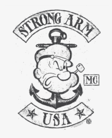Popeye Strong Arm, HD Png Download, Free Download