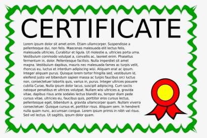 Certificate In Colour Clip Arts - Appreciation Certificate For Student, HD Png Download, Free Download