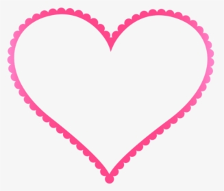 Free Png Pink Heart Border Frame Png Images Transparent - Transparent Background Heart Frame, Png Download, Free Download