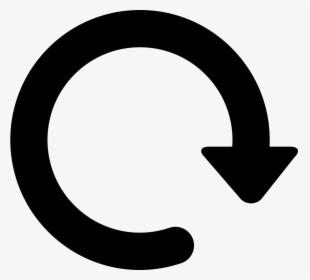 Circular Arrow - Replay Button Png, Transparent Png, Free Download