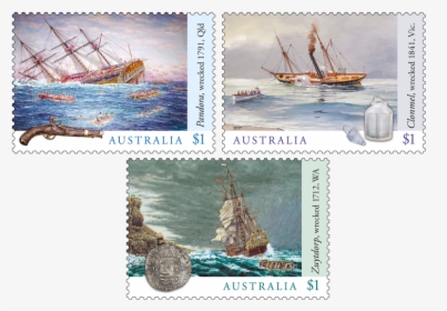 Shipwrecks Australian Stamps, HD Png Download, Free Download