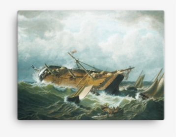 Shipwreck Off Nantucket (wreck Off Nantucket After, HD Png Download, Free Download