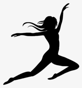 Dynamique Dance Dancer Icon - Dancer Silhouette Transparent Background, HD Png Download, Free Download
