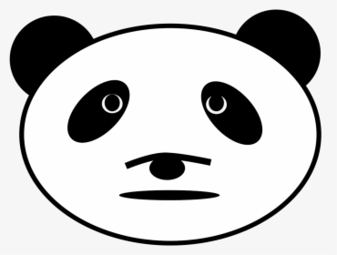Panda, Bear, Face, Head, Animal, Mammal - Sad Panda Png, Transparent Png, Free Download