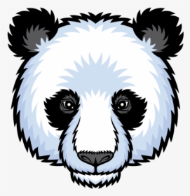 Giant Panda Bear Logo - Panda Bear Face Png, Transparent Png, Free Download