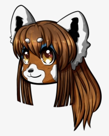 Red Panda Head - Cartoon, HD Png Download, Free Download