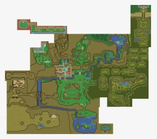 Ocarina Of Time 2d Map, HD Png Download, Free Download