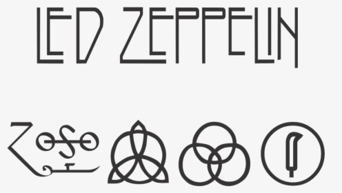 Led Zeppelin Logo Png, Transparent Png, Free Download