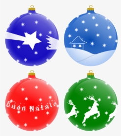Palle Per Albero Di Natale - Christmas Ornament Vector Png, Transparent Png, Free Download