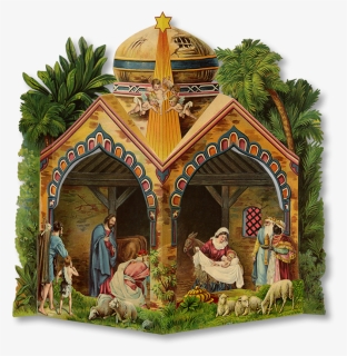 Nativity Scene Paper Model, HD Png Download, Free Download