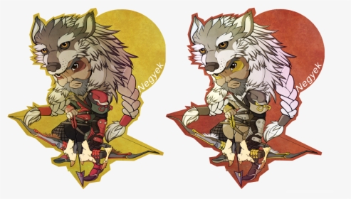 “ See Through The Wolf’s Eyes “ - Lone Wolf Hanzo Skin Art, HD Png Download, Free Download