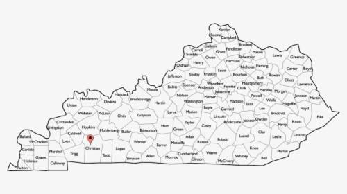 Kentucky County Map 2015, HD Png Download, Free Download
