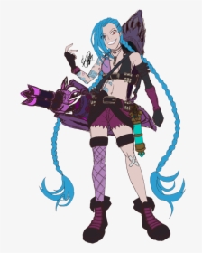 Download Jinx Transparent Png For Designing Projects - League Of Legends Jinx Png, Png Download, Free Download