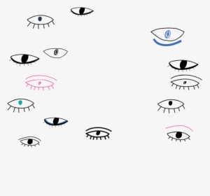Transparent Eye Outline Png - Portable Network Graphics, Png Download, Free Download