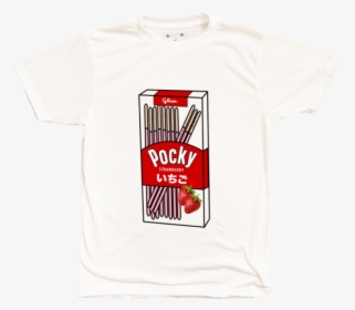 Strawberry Pocky Tee - Bratwurst, HD Png Download, Free Download