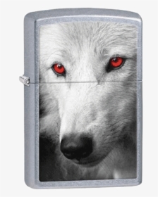White Wolf With One Red Eye, HD Png Download, Free Download
