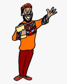 Thanksgiving Cowboy Cliparts - African Culture Man Cartoon Art, HD Png Download, Free Download