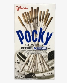 Glico Pocky Cookies & Cream 40g"  Title="glico Pocky - Pockys Cookies And Cream, HD Png Download, Free Download