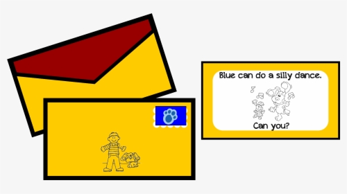 Blue"s Clues Mail Letter , Png Download - Blues Clues Letter Template, Transparent Png, Free Download
