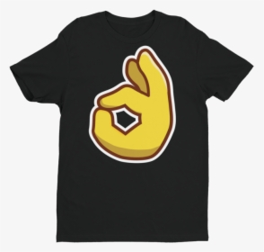 Ok Emoji Short Sleeve Next Level T Shirt"     Data - T-shirt, HD Png Download, Free Download