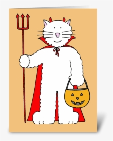 Halloween Cat With Pumpkin Lantern - Cat Yawns, HD Png Download, Free Download