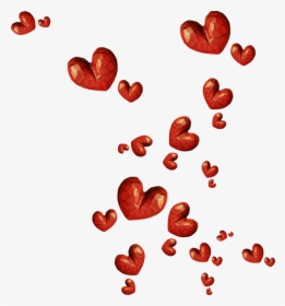 Transparent Red Glitter Png - Red Glitter Hearts Png, Png Download, Free Download