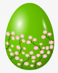 Easter Spring Egg Green Png Clipart , Png Download - Png Oeufs Rose, Transparent Png, Free Download