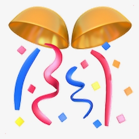 ❁ Confetti Ball Emoji 🎊 - Confetti Ball Emoji, HD Png Download, Free Download