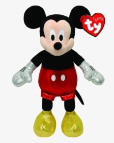 Mickey Mouse Red Sparkle Beanie Babies"  Title="mickey - Ty Beanie Babies Mickey Mouse, HD Png Download, Free Download