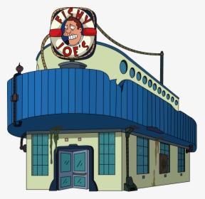 Fishy Joes - Futurama Fishy Joe's, HD Png Download, Free Download