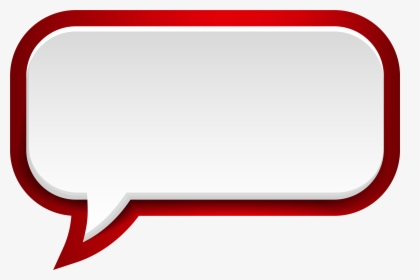 View Full Size - Conversation Bubble Red, HD Png Download, Free Download
