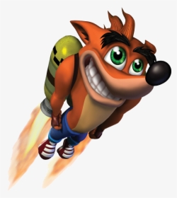 Crash Bandicoot With Jet Pack, HD Png Download, Free Download