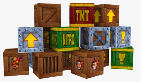 Crash Bandicoot Tnt Box, HD Png Download, Free Download