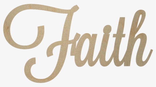 Wooden Faith Word Cutout - Algida, HD Png Download, Free Download