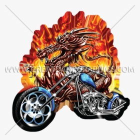 Dragon On Motorcycle, HD Png Download, Free Download