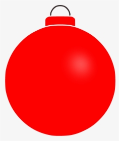 Christmas,christmas Ornament,christmas Decoration - Red Ornament Clip Art, HD Png Download, Free Download