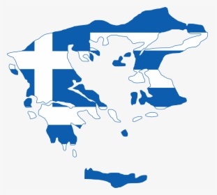 Greece Flag And Map, HD Png Download, Free Download